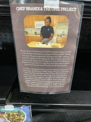 Info about Chef Brandi Jones