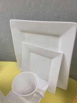 White Square China/Plateware.