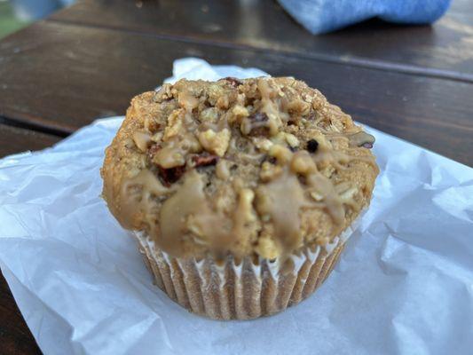 Hazel walnut maple muffin