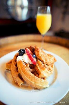 Chicken & Waffles for a Brunch Loving Bride - Dallas Catering - Wedding & Event Catering - Corporate Catering