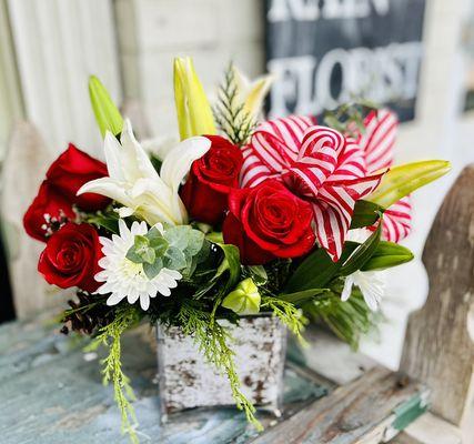 Our Christmas Selections are up!  Www.Rainfloristonline.com