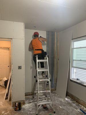 Drywall installation