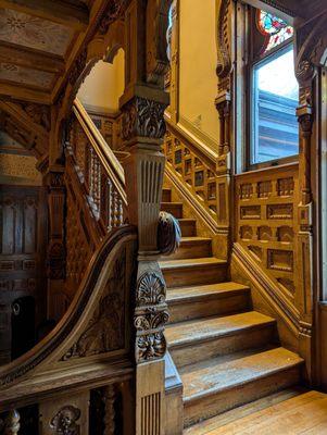 The main staircase.