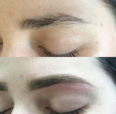 Mini natural brow clean up