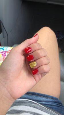 Red nails