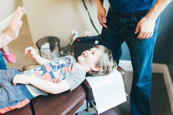 Adjustments are great for kids and can help improve with problems like bed wetting, ADHD, and chronic ear infections.