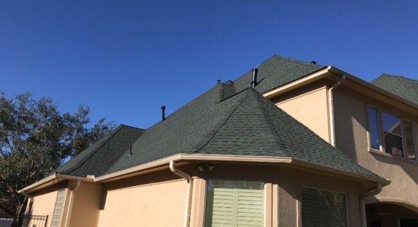 New roof installation