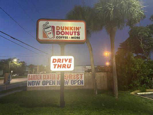 Drive-Thru Signage.