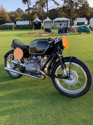 1954 R54RS fuel injected Rennsport restoration shown at the Quail Lodge Motorcycle Show