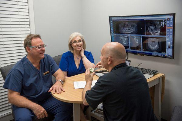 Dr. Rooney and staff go over all the best treatment options.