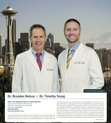 Podiatrists Timothy Young and Brandon Nelson