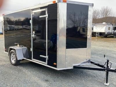 6x12 Next Level enclosed trailer V-nose, ramp door