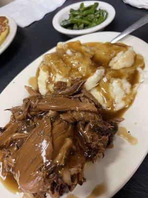 Melt-in-your-mouth Pot Roast - today's special.