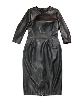 Custom Made leather sheath dress