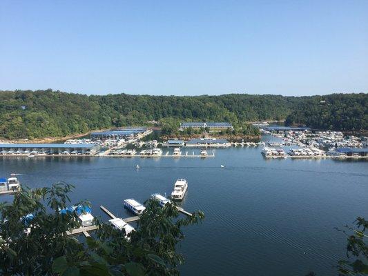 A view of the marina from the State Park Resort