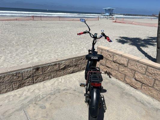 Made the trek to the beach via the San Luis Rey bike path.