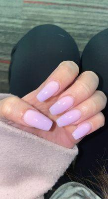 Subtle ombre acrylic set