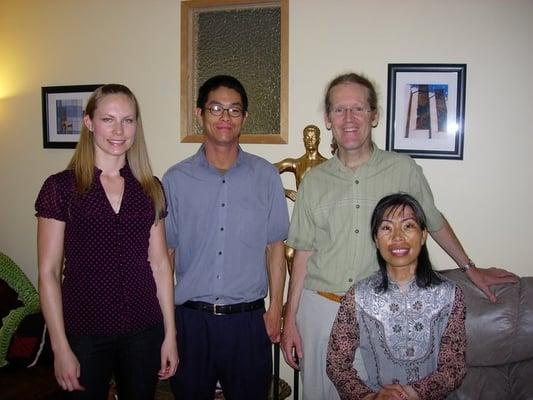 CommuniChi staff: Amber, Sam, Jordan, Upel - circa 2010