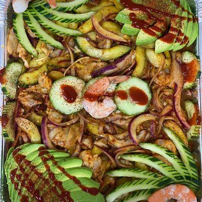 Aguachiles family tray