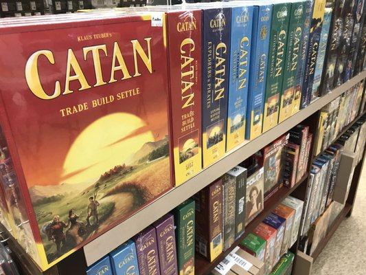 So many different Catan titles!