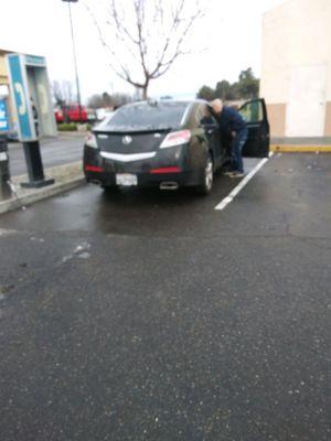 This is car and one of the guys who were smoking crack at ampm