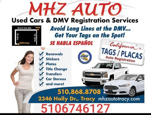 DMV Tags Renewal Online Available