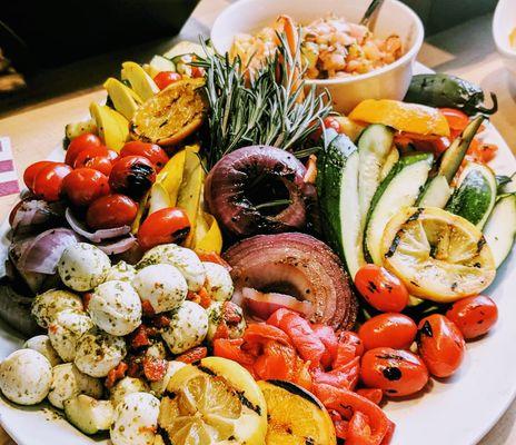 Grilled Vegetable Display