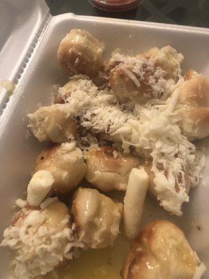 Cold cheese/garlic knots