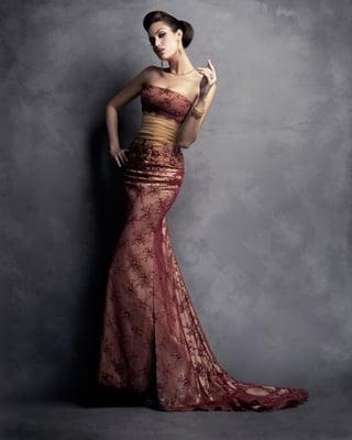 Evening gown by Yochi Ben