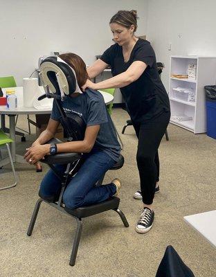 Chair Massage - Chicago by TherapyPro