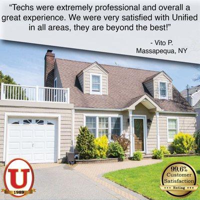 Unifed Home Remodeling best customer service for windows doors siding roofing masonry and new construction projects for your home new york