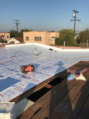 TPO roof. Customers could not be happier with a TPO roofing system. Keep your house cool. TPO roofing system holds up to a 35 year warranty