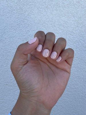 Gel manicure by Vanessa  Havana cream #616