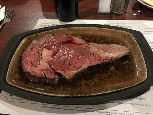 Queen cut prime rib