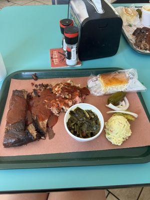 Three 3 Meat Plate