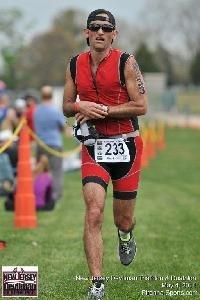 Michael Finishing Strong in 1st Triathlon!