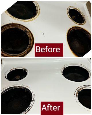 Stove cleaning