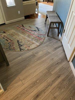 Entry way flooring