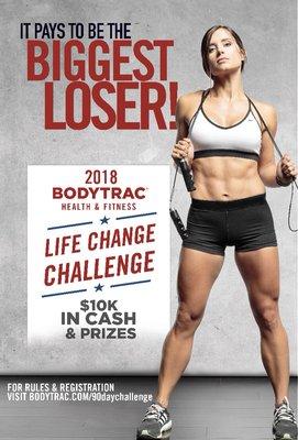 Be on the lookout for the HUGE Annual BodyTrac 90-Day Challenge! $10,000 in CASH & PRIZES for losing the weight you've been dreaming of...