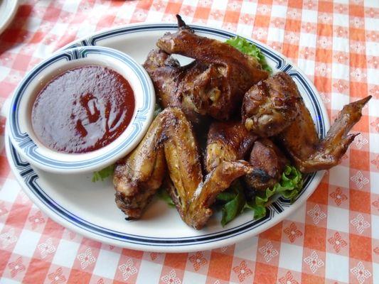 Smoked Whole Wings, appetizer.