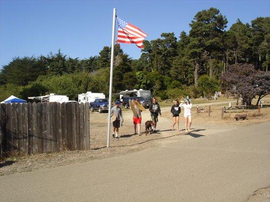 Summer Camp At Hidden Pines RV Campground - Come Play at the Beach with Us - Hidden Trailheads Are Just 1/4 Mile From Camp. :0)