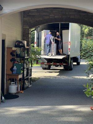 Defective Refrigerator Finally being picked up & returned to  Costco