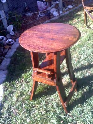 Bistro table / wine rack