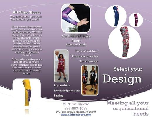 Let your clients know what you're about. 8.5x11 Tri-Fold Brochure