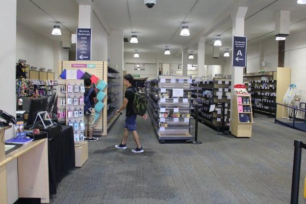 The entry of the Textbook store at 2480 Bancroft.