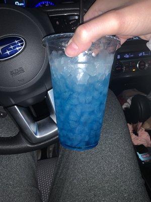 Blue raspberry blue lotus