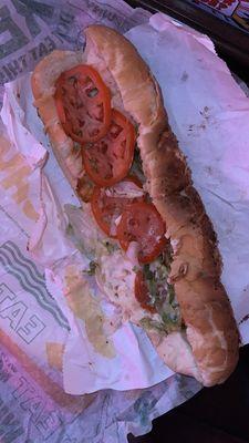 Chicken sub without chicken