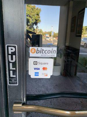 Now accepting Bitcoin!