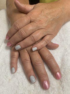 Regular polish mini manicure