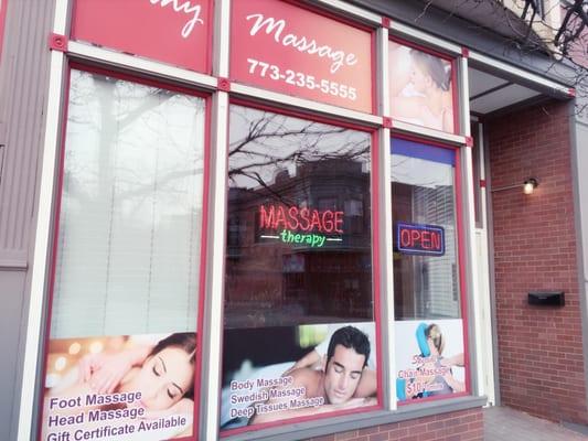 See our New Massage Shop on Amitage ave!